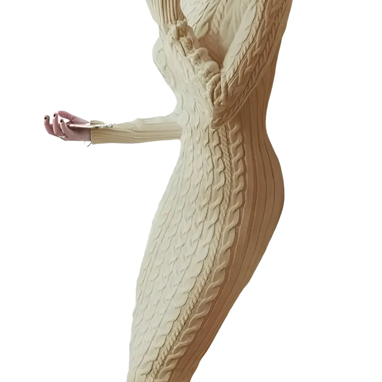 Norberta® | Figure-Hugging Knitted Wrap Dress