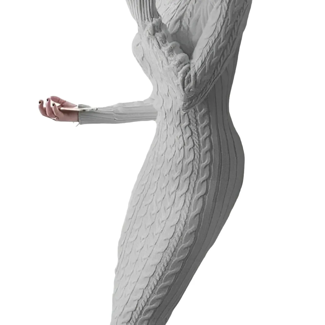 Norberta® | Figure-Hugging Knitted Wrap Dress