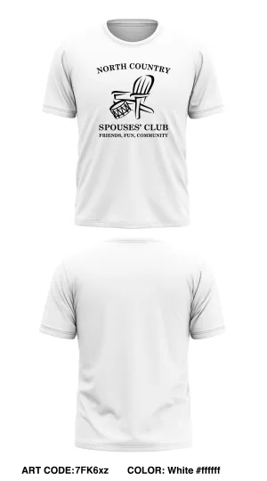 North Country Spouses' Club Store 1 Core Men's SS Performance Tee - 7FK6xz