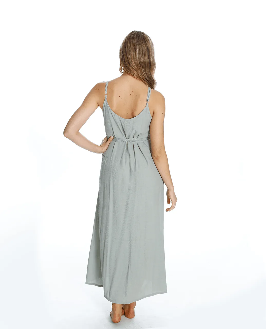 OCEAN BREEZE WRAP DRESS