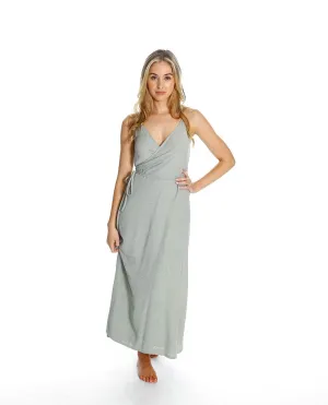 OCEAN BREEZE WRAP DRESS