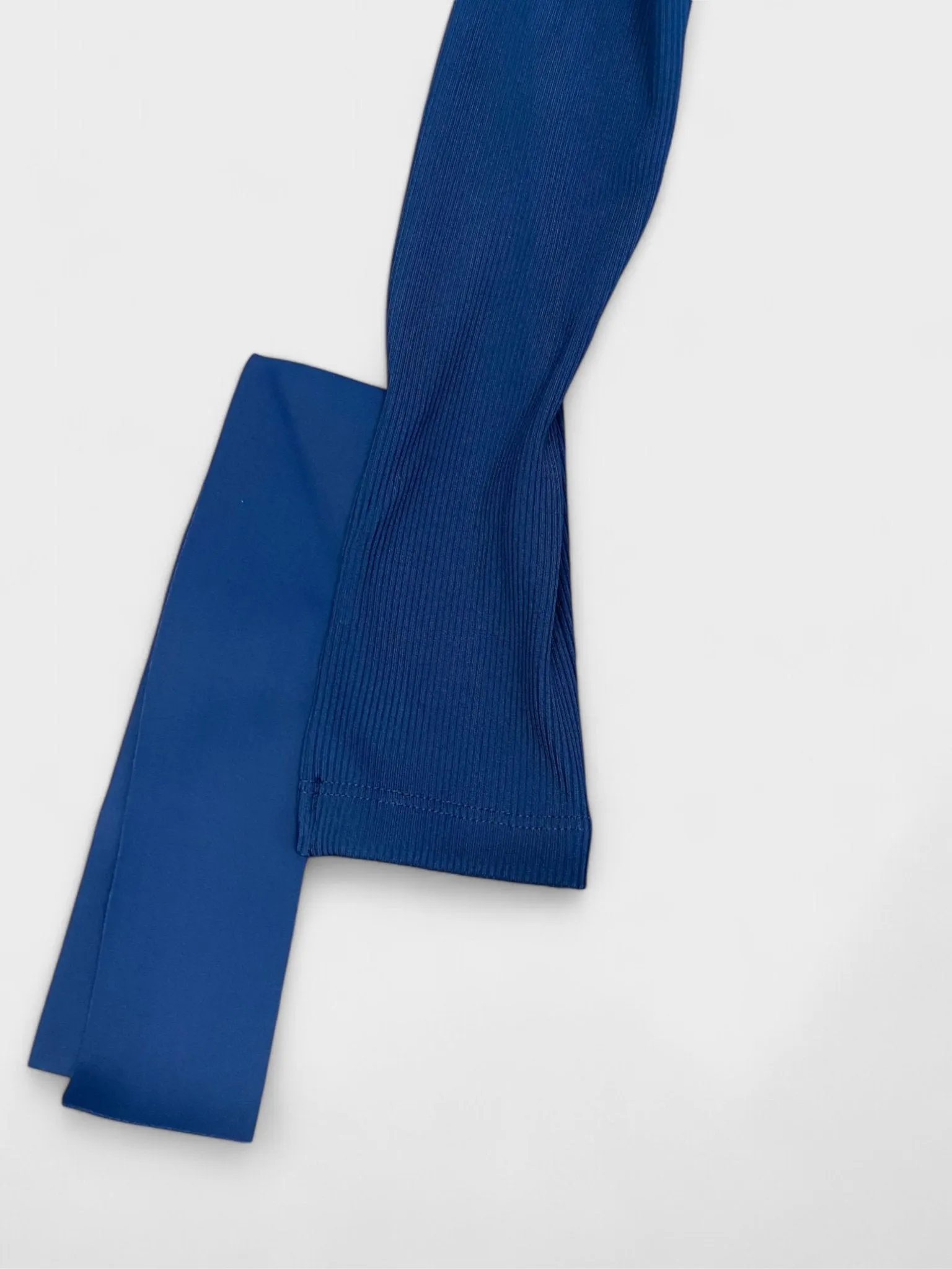 Off-White Wrap Top Blue