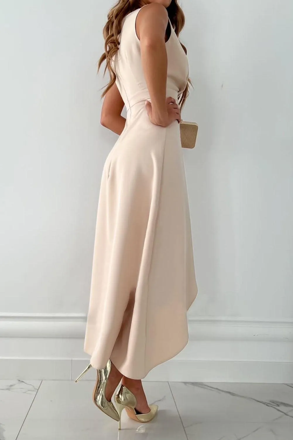 Olivia | Graceful Wrap Midi Dress