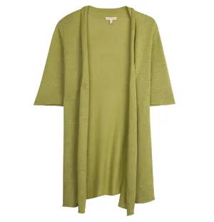 Organic Linen Knit Cardigan