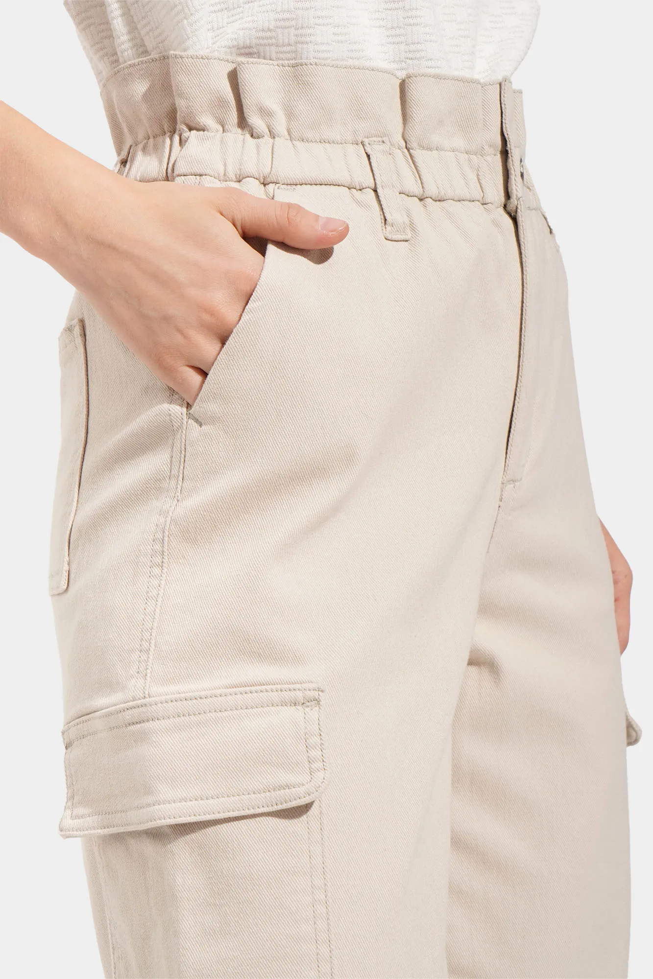 Paperbag Waist Cargo Trousers
