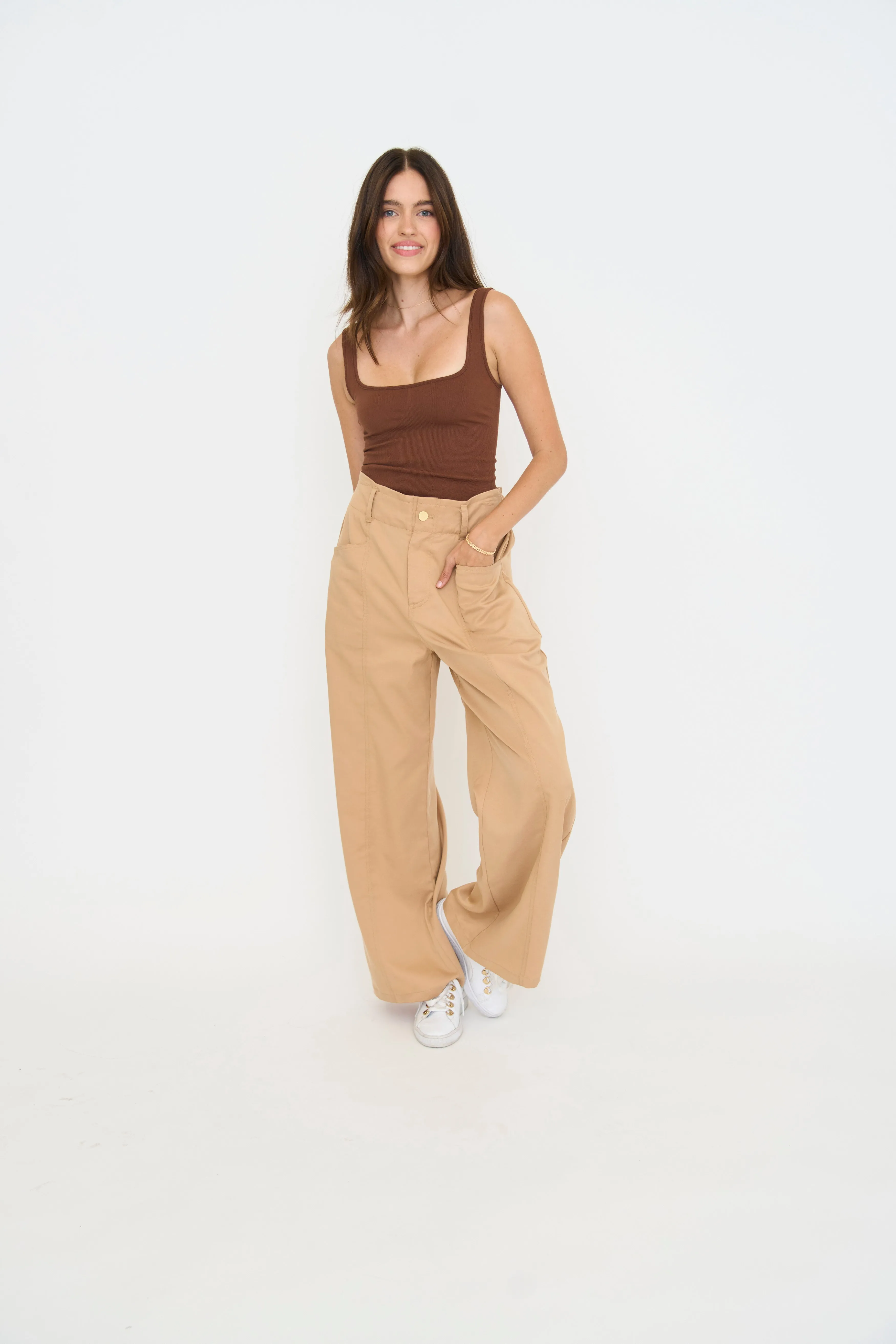 PaperChic Pants - Desert Tan (XS - 2XL)