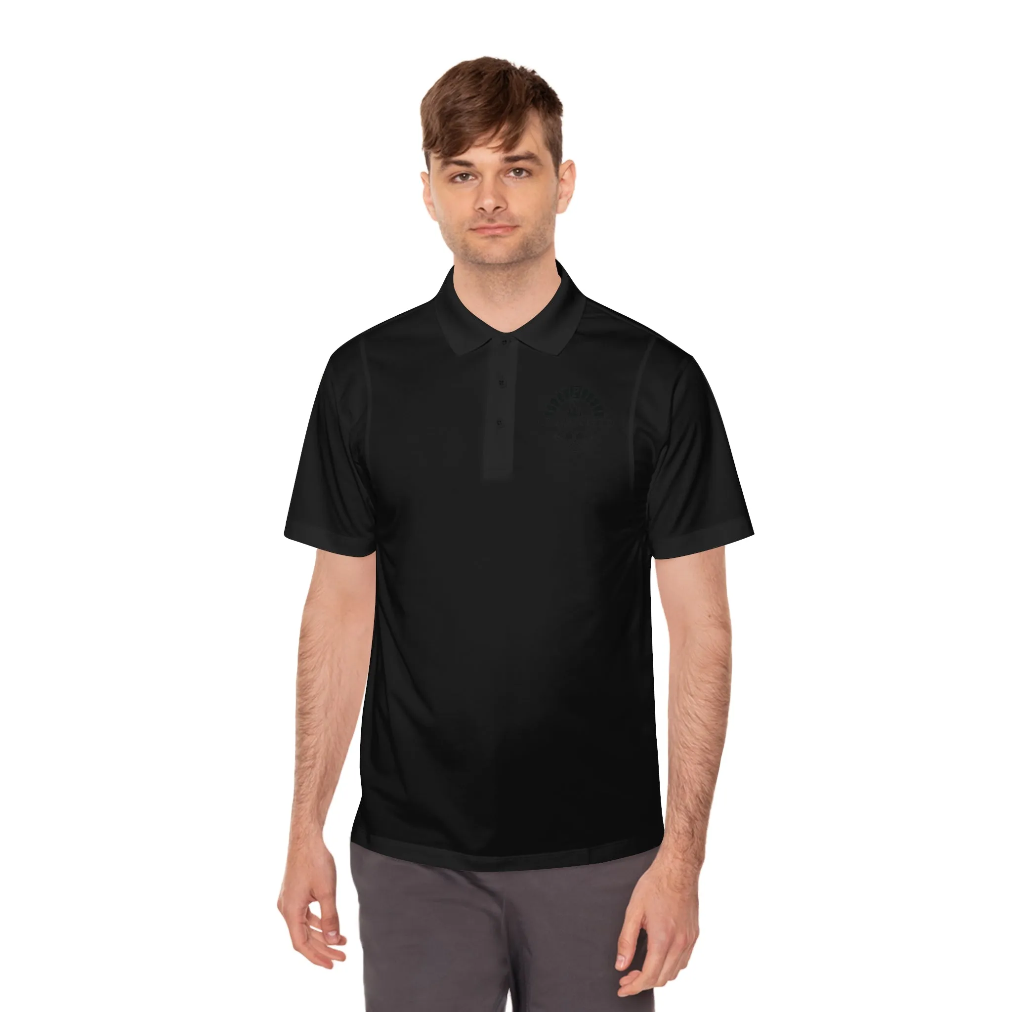 Pizza Passeggio- Men's Sport Polo Shirt - White
