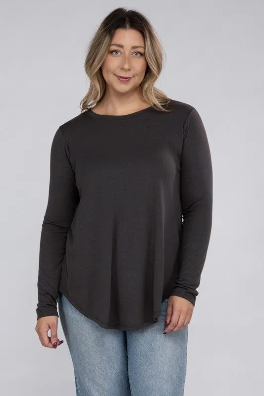 Plus Long Sleeve CrewTop