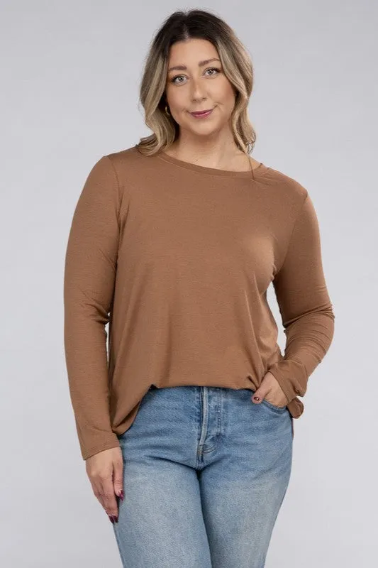 Plus Long Sleeve CrewTop