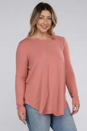 Plus Long Sleeve CrewTop