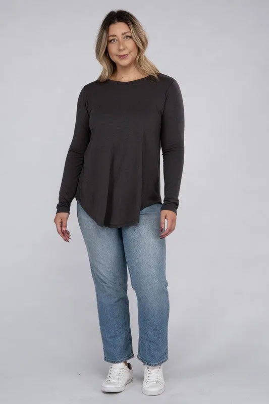 Plus Long Sleeve CrewTop