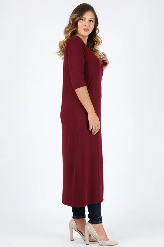 Plus Size Maxi Top