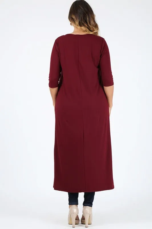 Plus Size Maxi Top