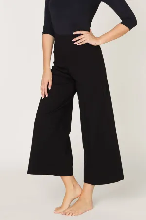 Ponte Wide Leg Ankle Length Pant