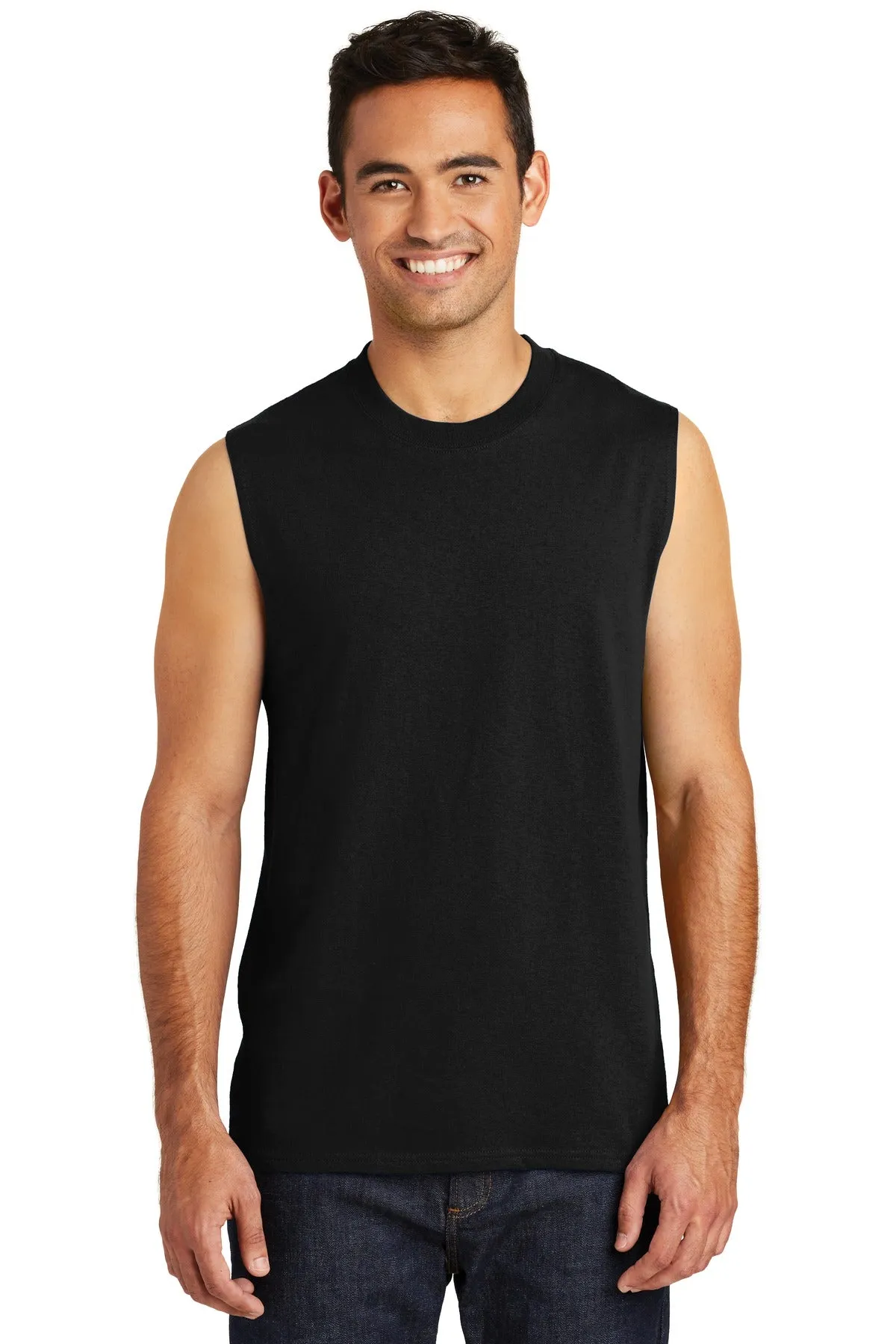 Port & Company ¨ Core Cotton Sleeveless Tee. PC54SL