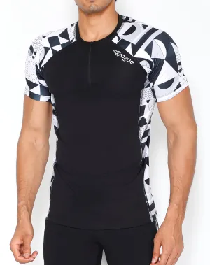 Post-Modern B&W Compression T-Shirt
