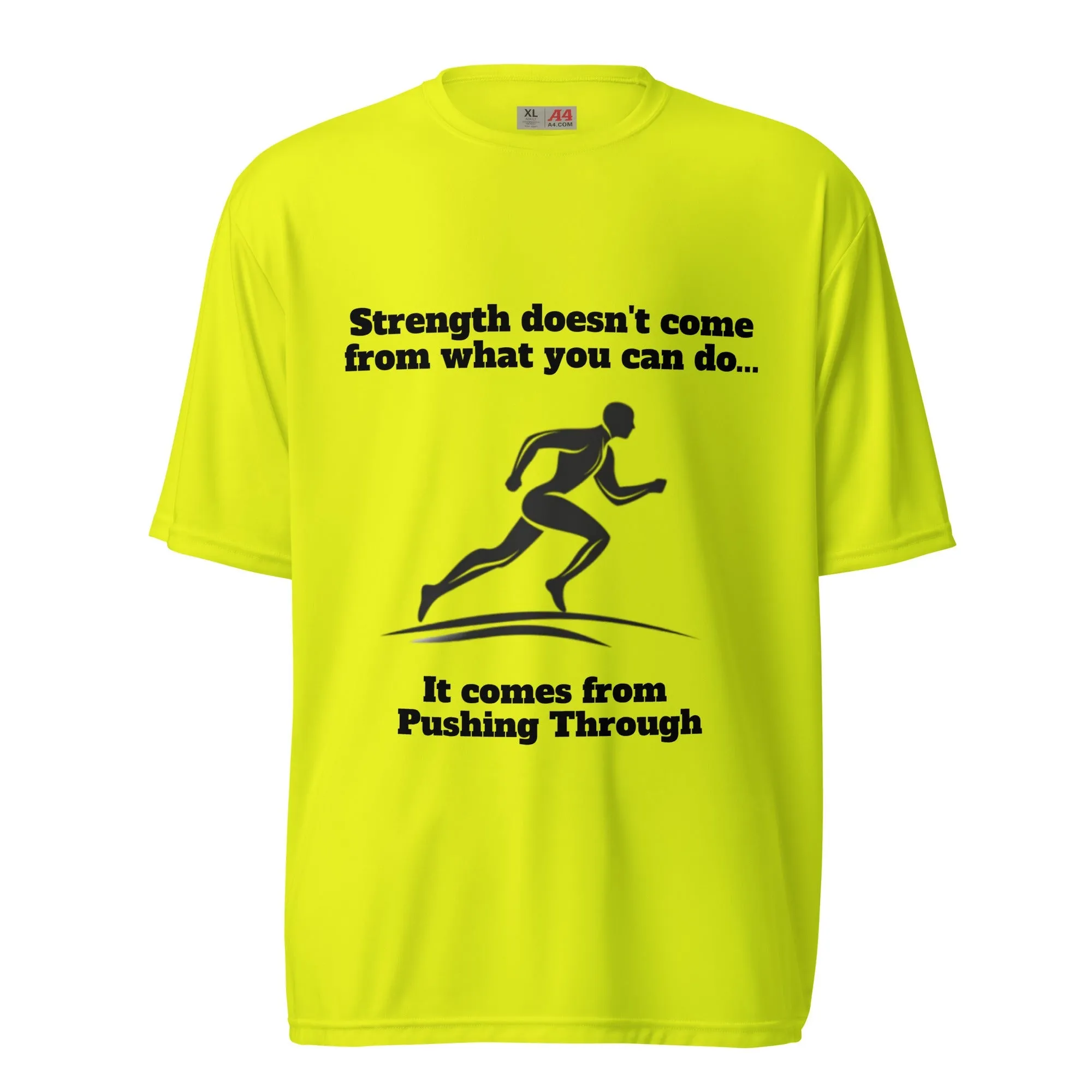 Pushing Through Unisex Performance  T-shirt
