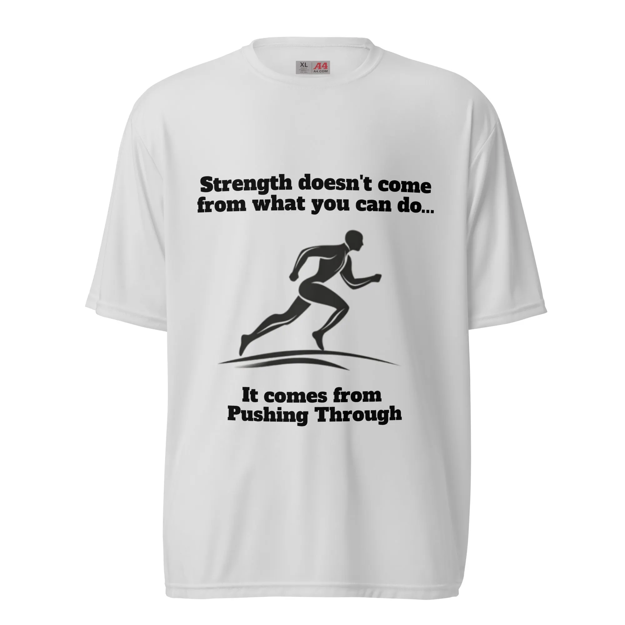 Pushing Through Unisex Performance  T-shirt