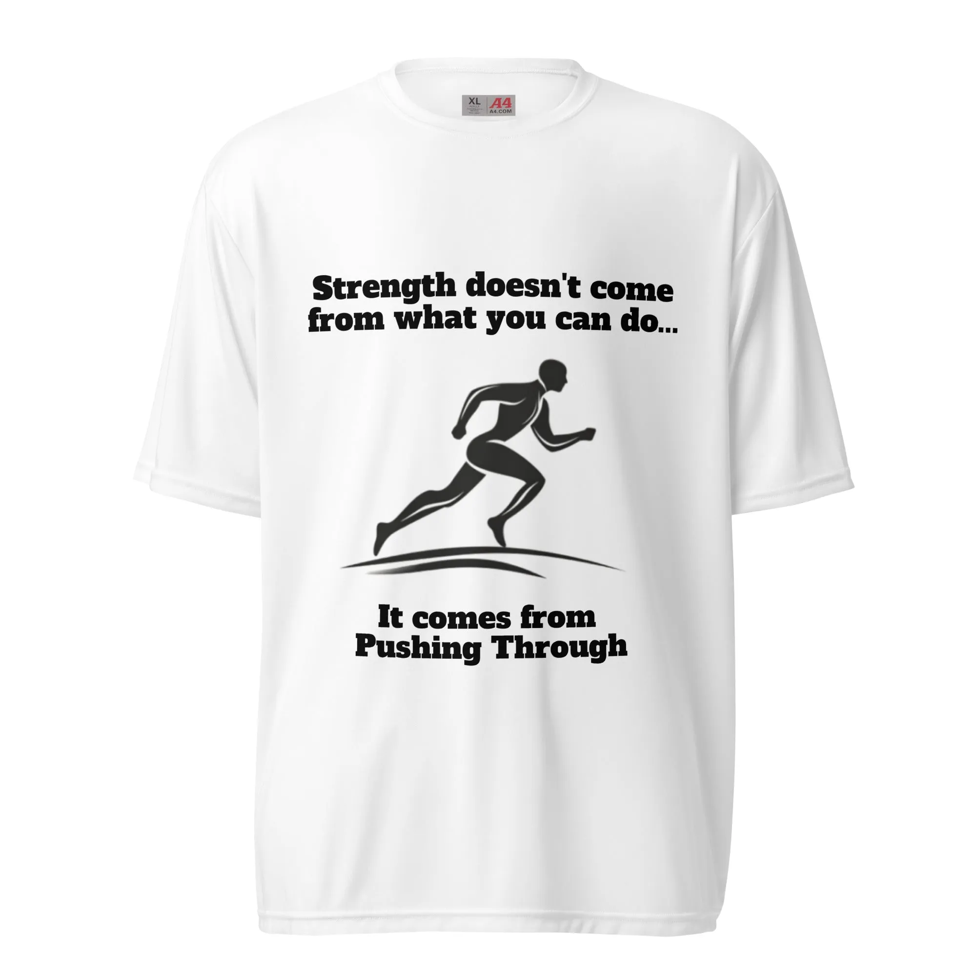 Pushing Through Unisex Performance  T-shirt