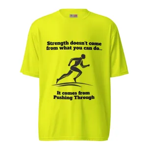 Pushing Through Unisex Performance  T-shirt