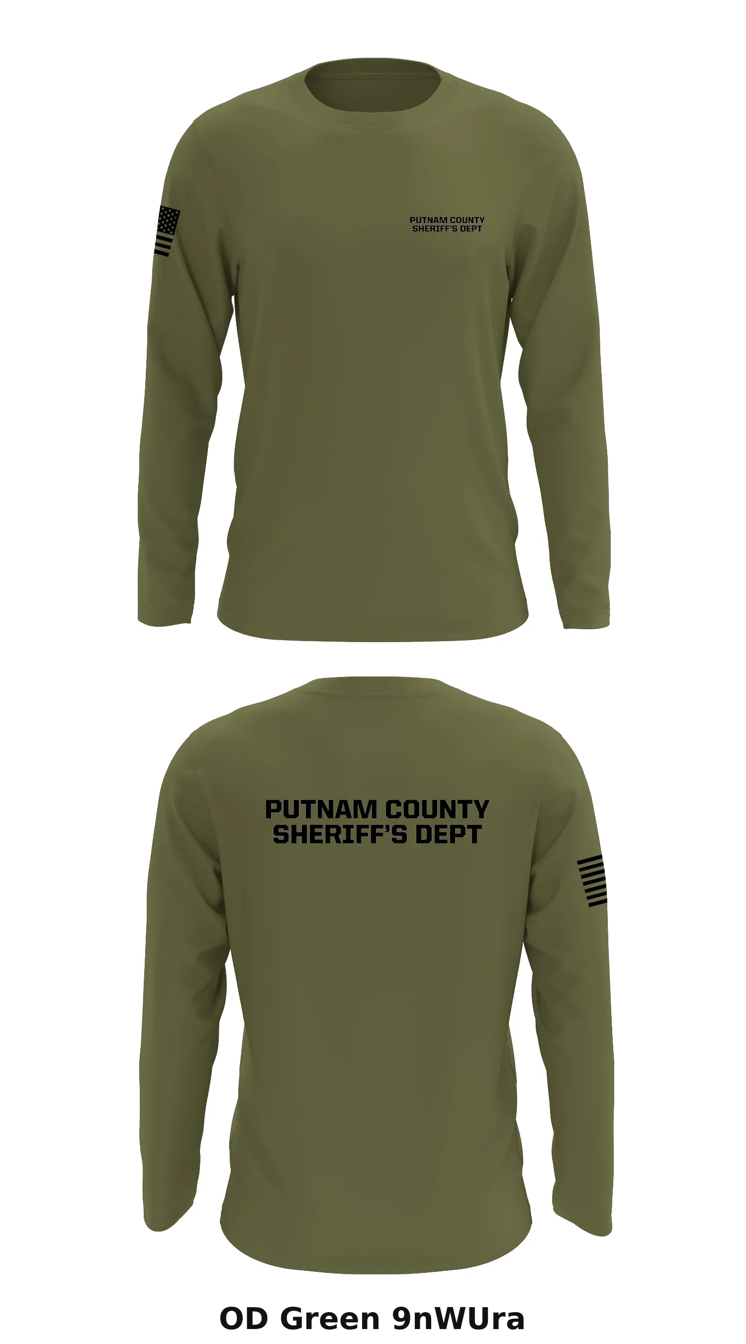 Putnam County Sheriffs Dept Store 1 Core Men's LS Performance Tee - 9nWUra