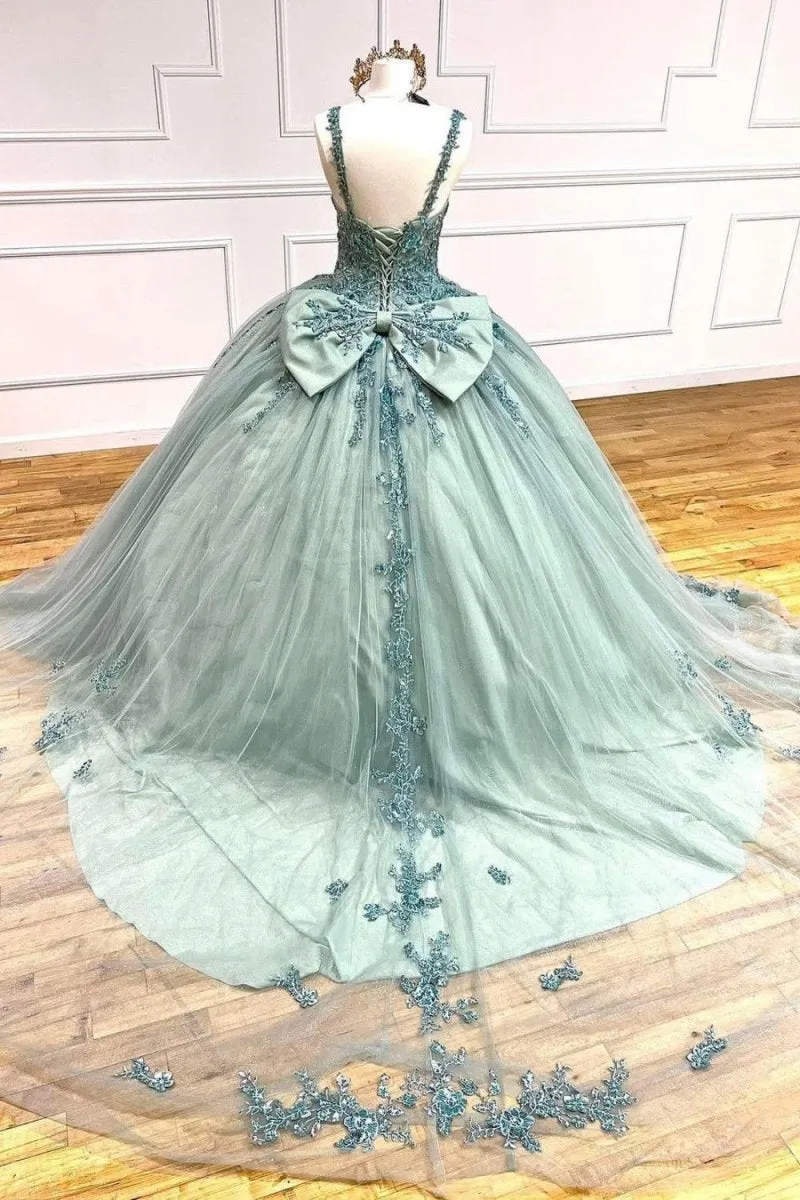 Quinceanera Dresses Ball Gown Straps Sweetheart Quinceanera Dresses with Applique