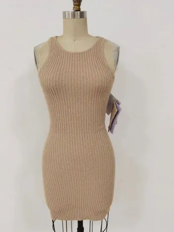 Racer Front Bodycon Mini Dress