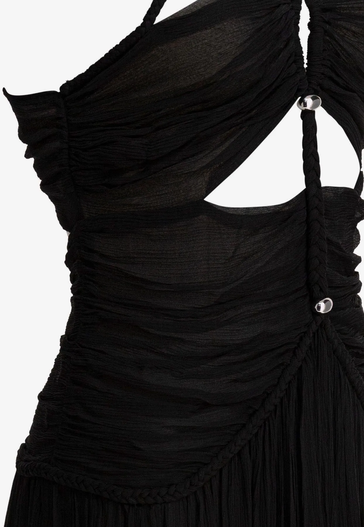 Rafael Silk Strappy Maxi Dress