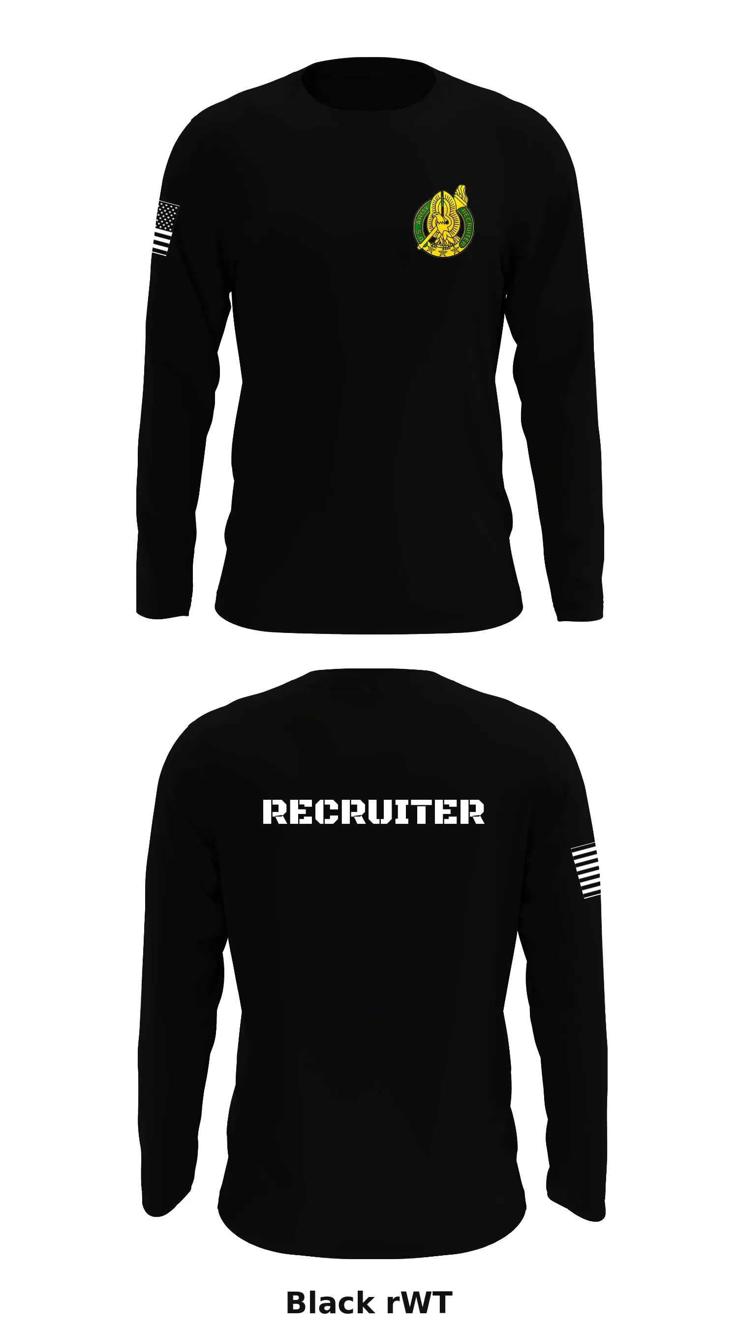 Recruiter Store 1 Core Men's LS Performance Tee - rWT