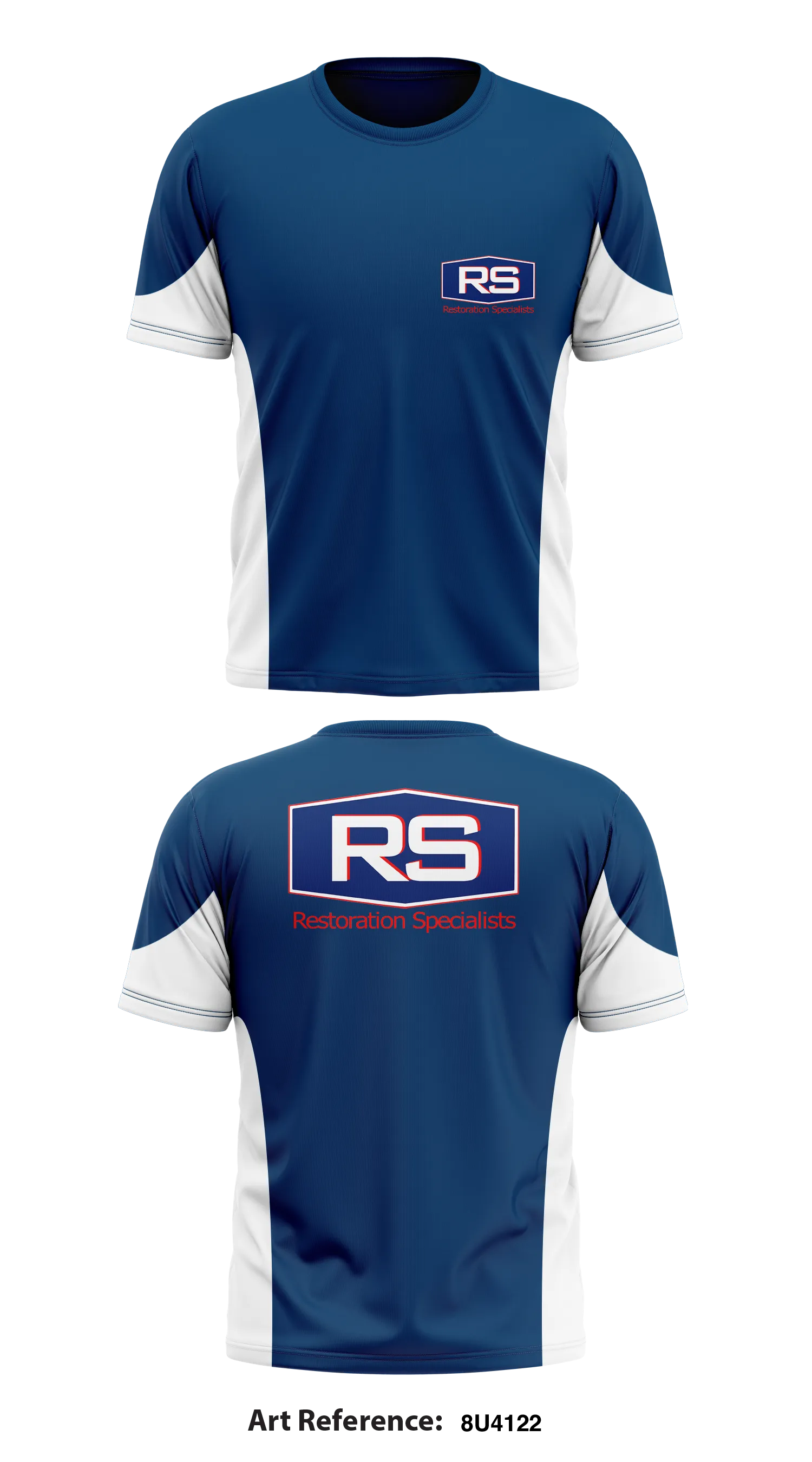 Restoration Specialist Store 1 Core Men's SS Performance Tee - 8u4122