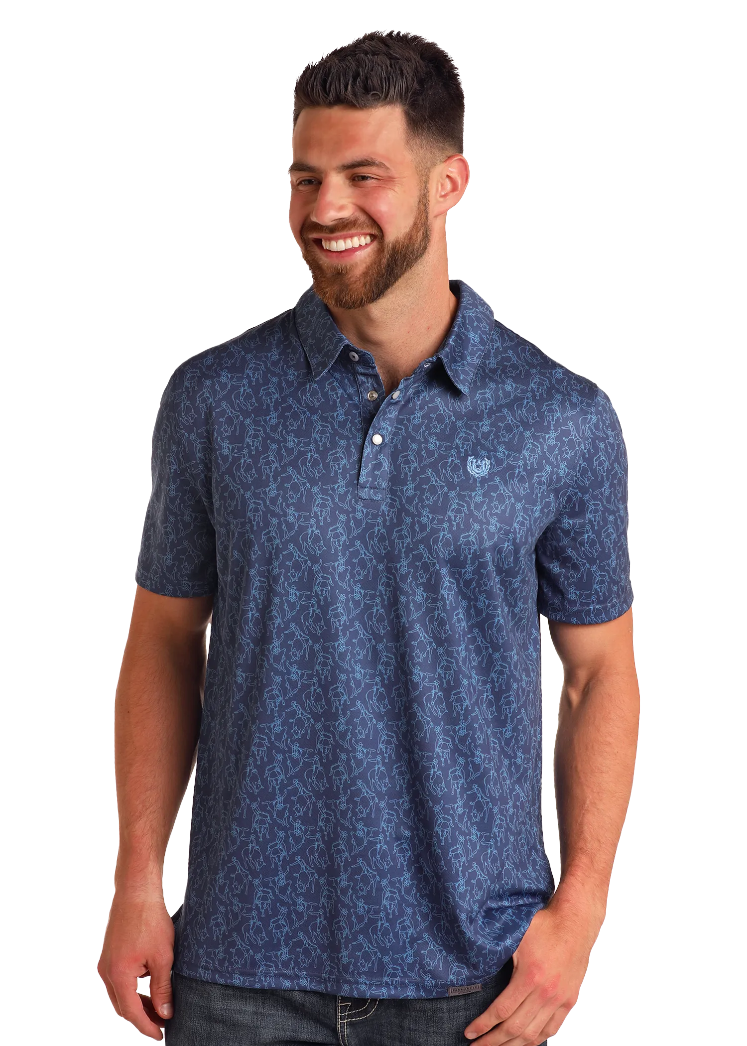 Rodeo Novelty Performance Polo