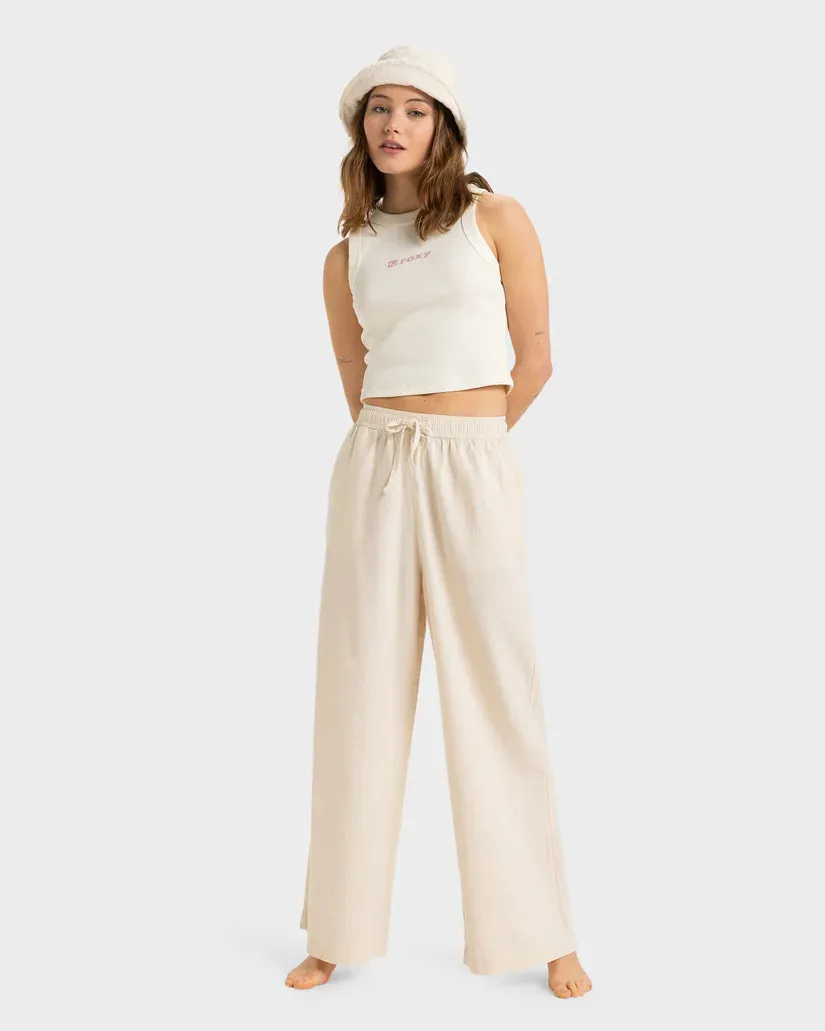 Roxy Lekeitio Break Mid Pant - Parchment