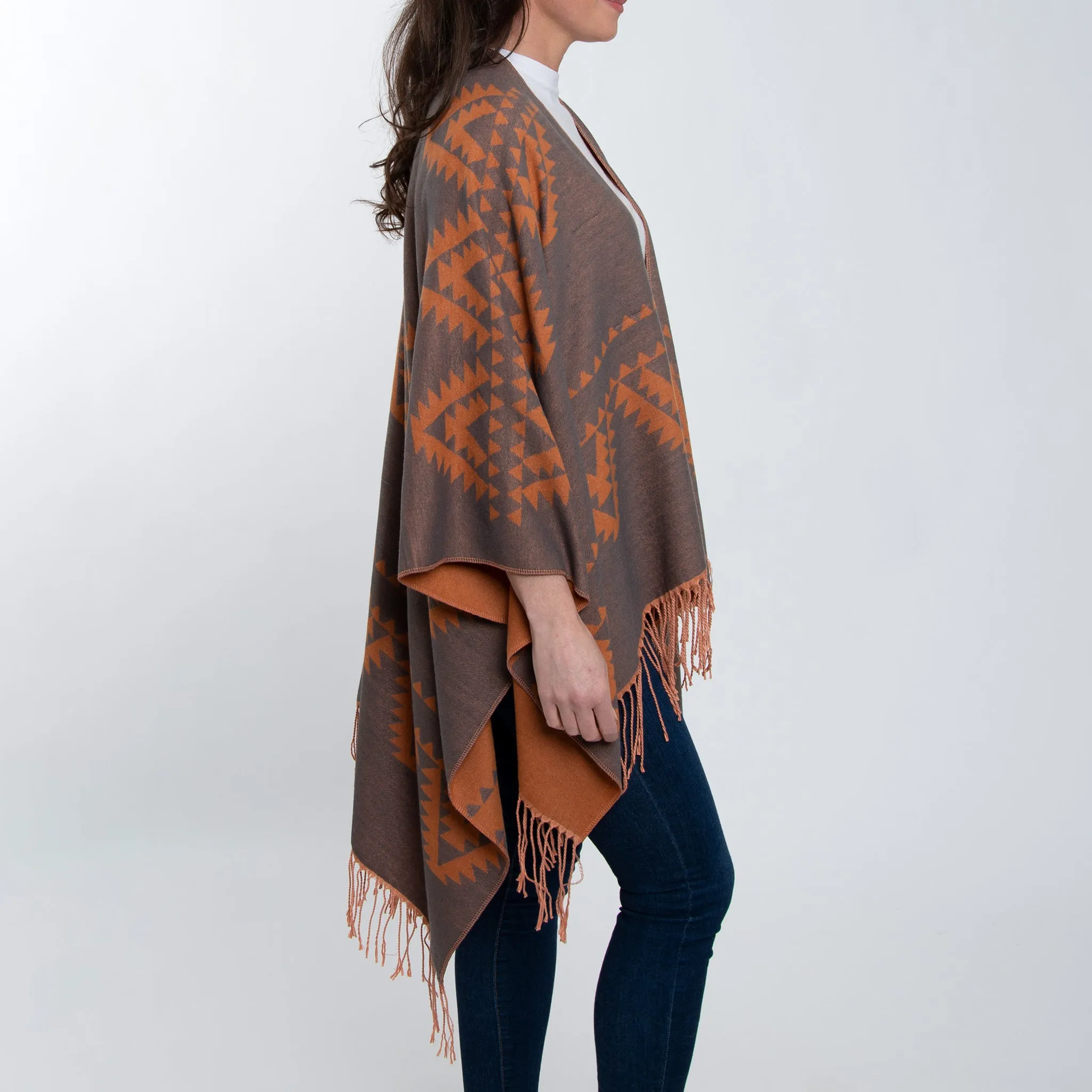 Rumi Reversible Aztec Wrap