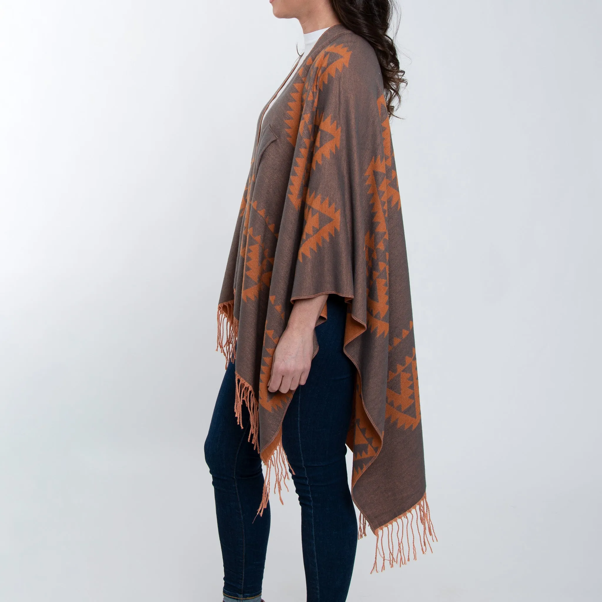 Rumi Reversible Aztec Wrap