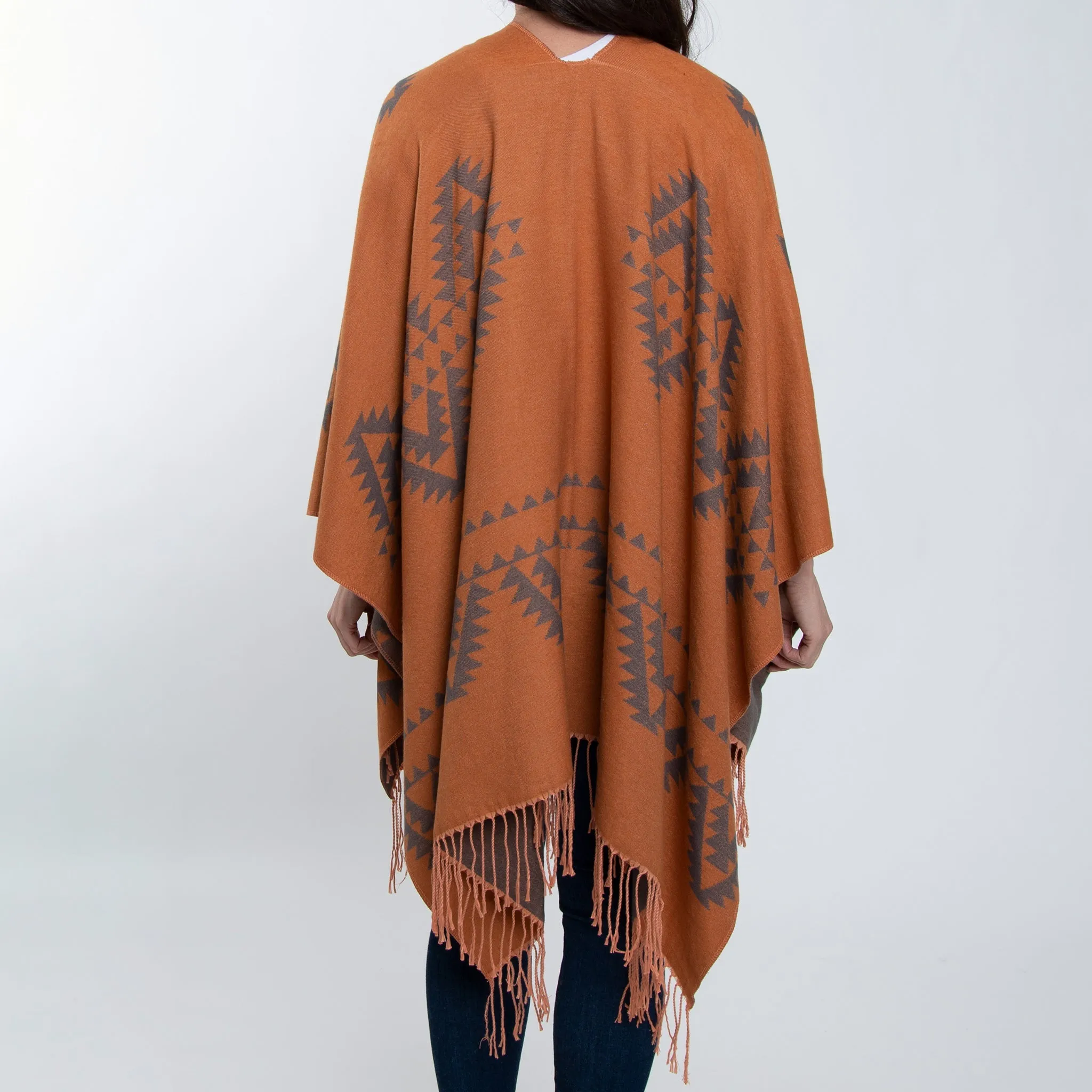 Rumi Reversible Aztec Wrap