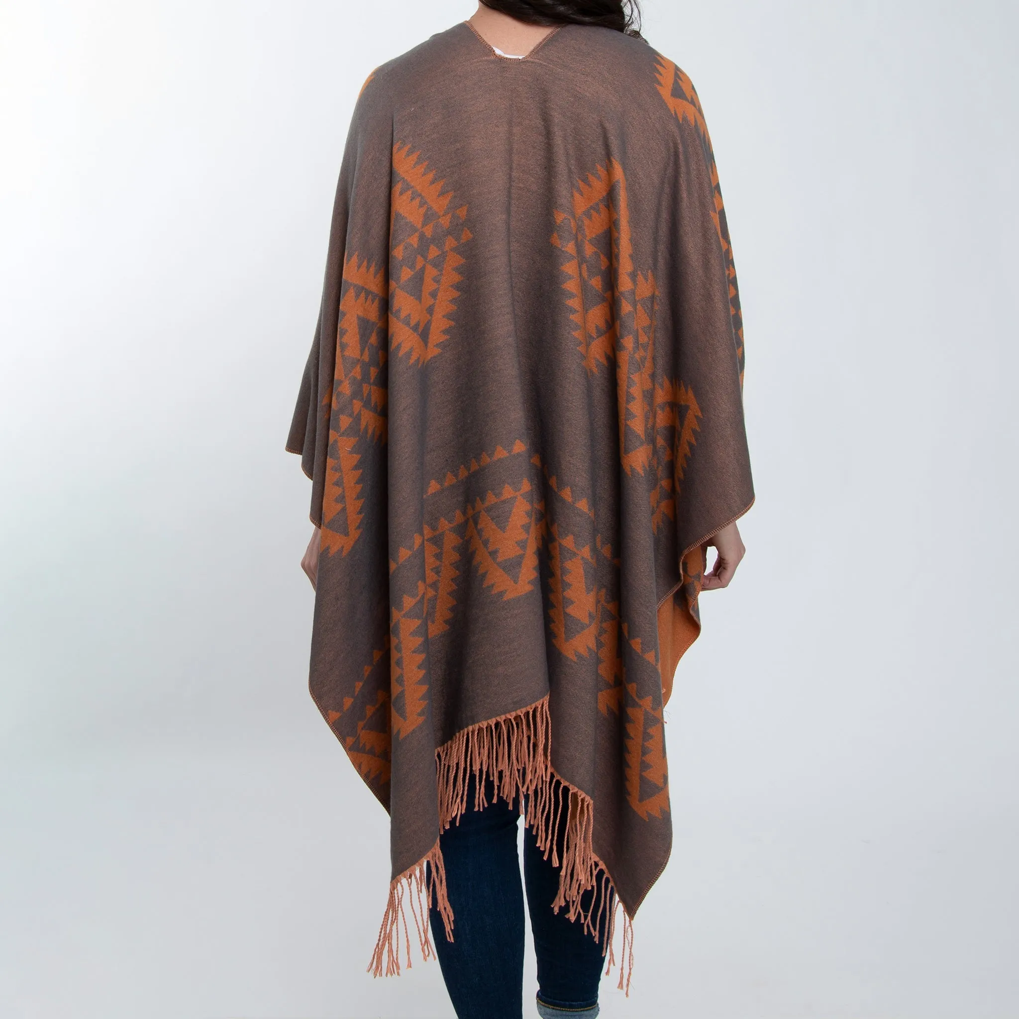 Rumi Reversible Aztec Wrap