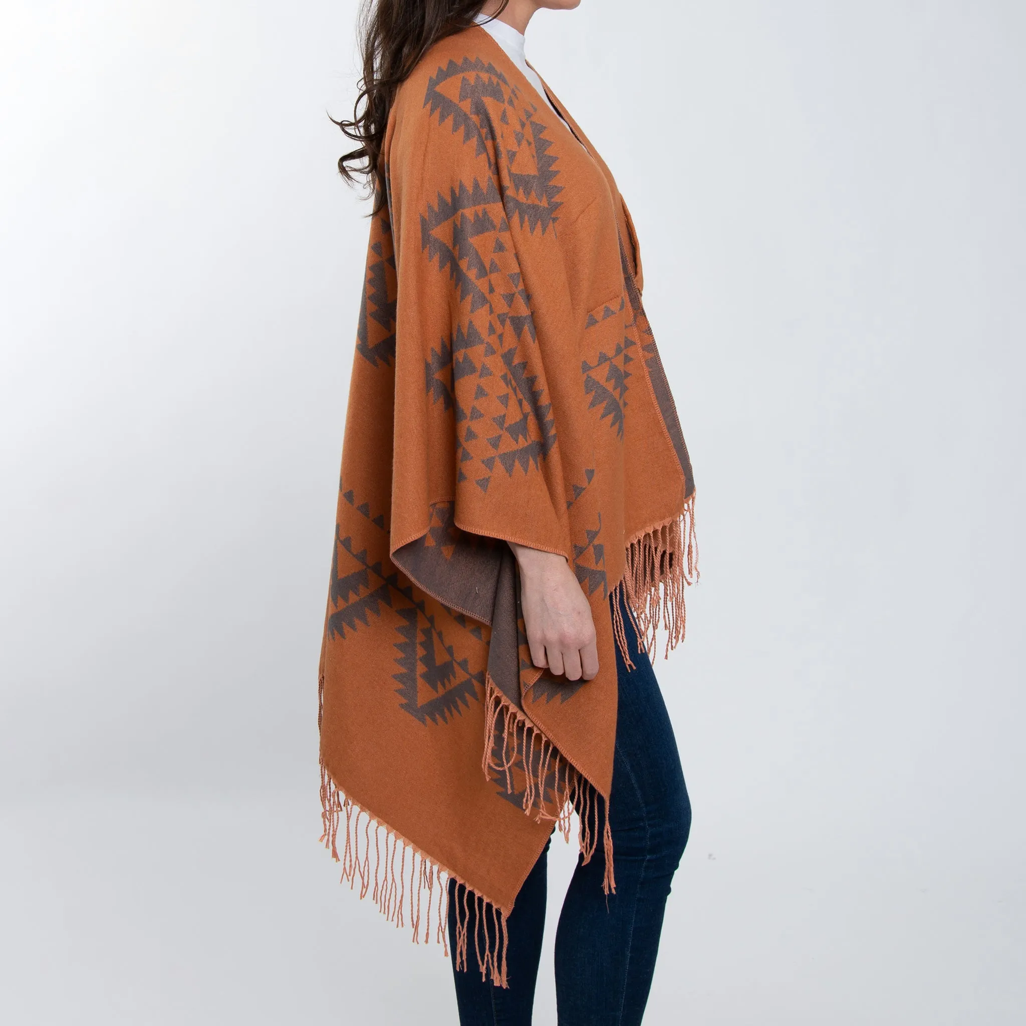 Rumi Reversible Aztec Wrap