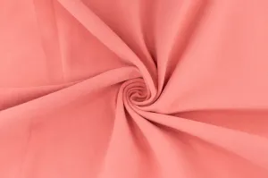 Salmon - Lush Double Brushed Interlock - 1/2 Metre