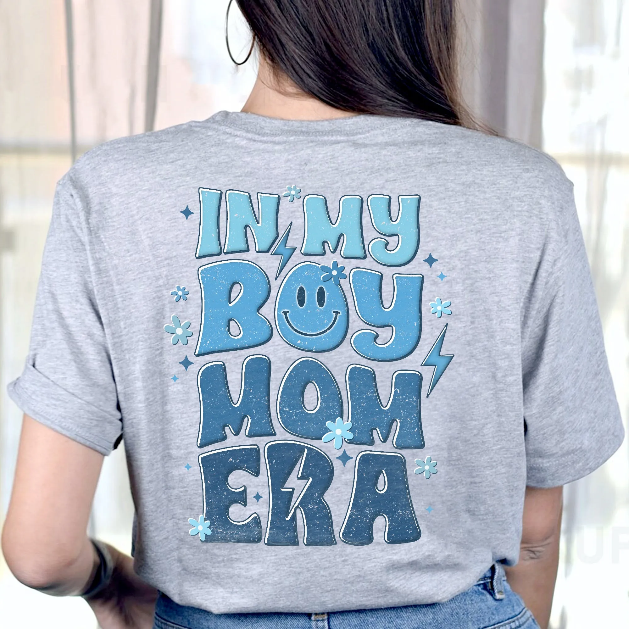 Sandjest Mom T-Shirt in My Boy Mom Era Gift for Mother Mommy Mama