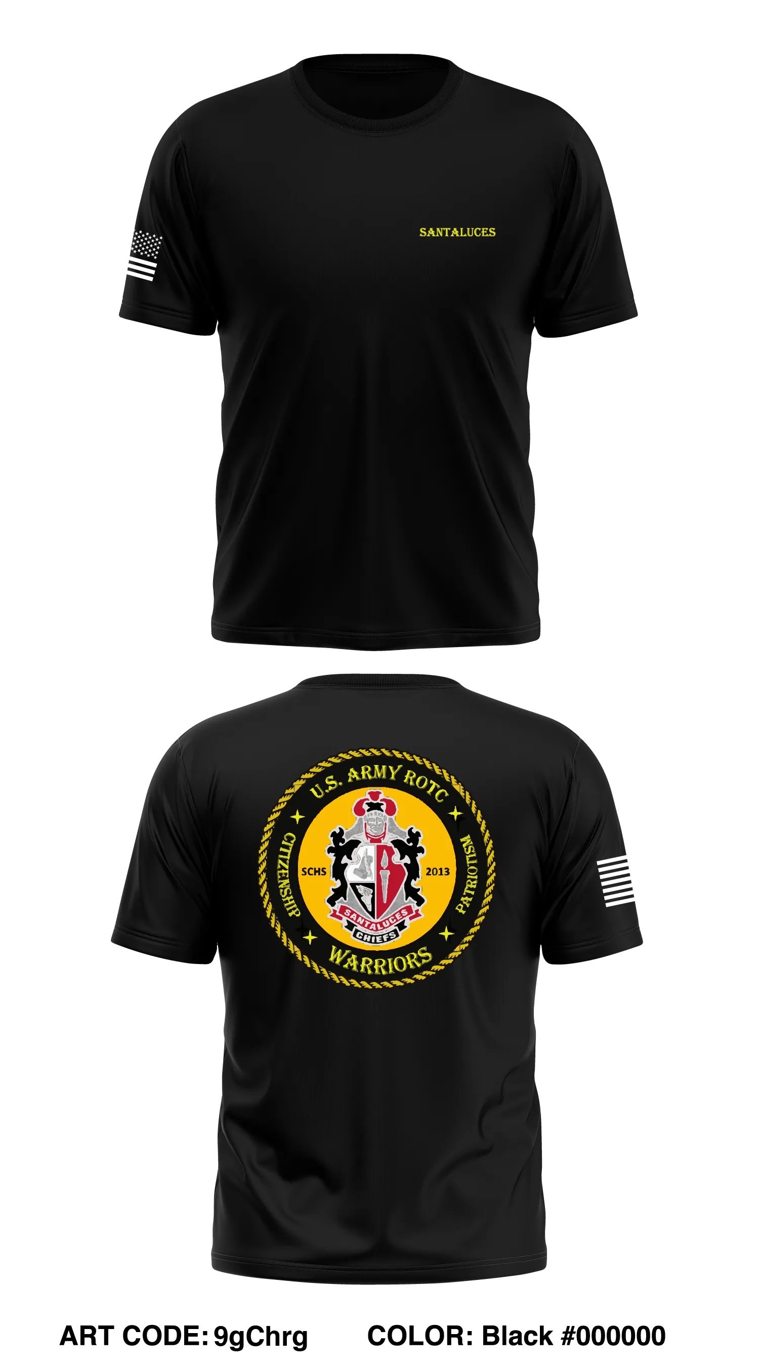 Santaluces  Store 1 Core Men's SS Performance Tee - 9gChrg