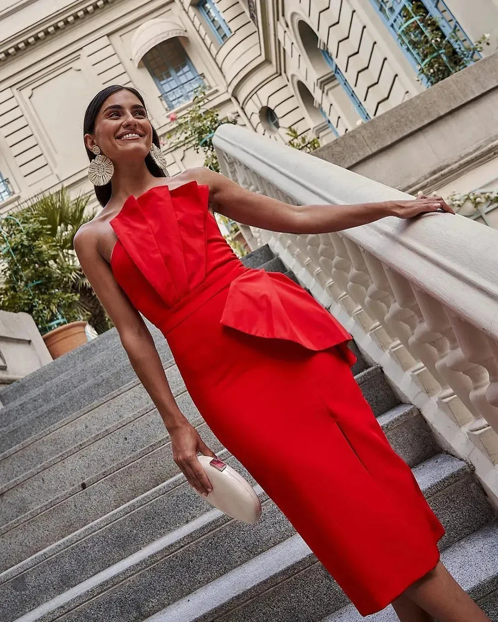 Saudi Arabia Mermaid Prom Dresses Dubai Pleat Stain Celebrity Dress Robes De Soirée Formal Evening Dresses