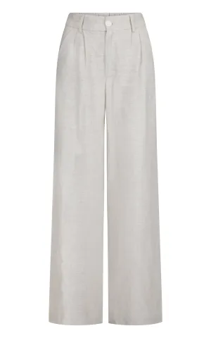 SAWYER WIDE LEG LINEN PANT - NATURAL
