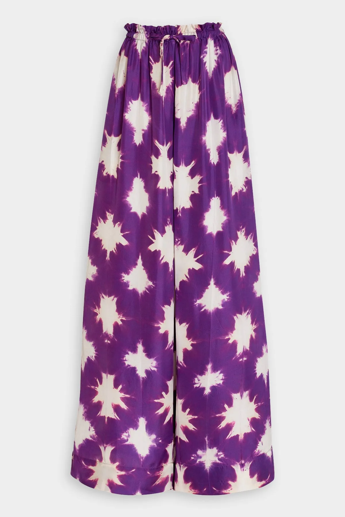 Sawyer Wide-Leg Pant in Cassis Blur