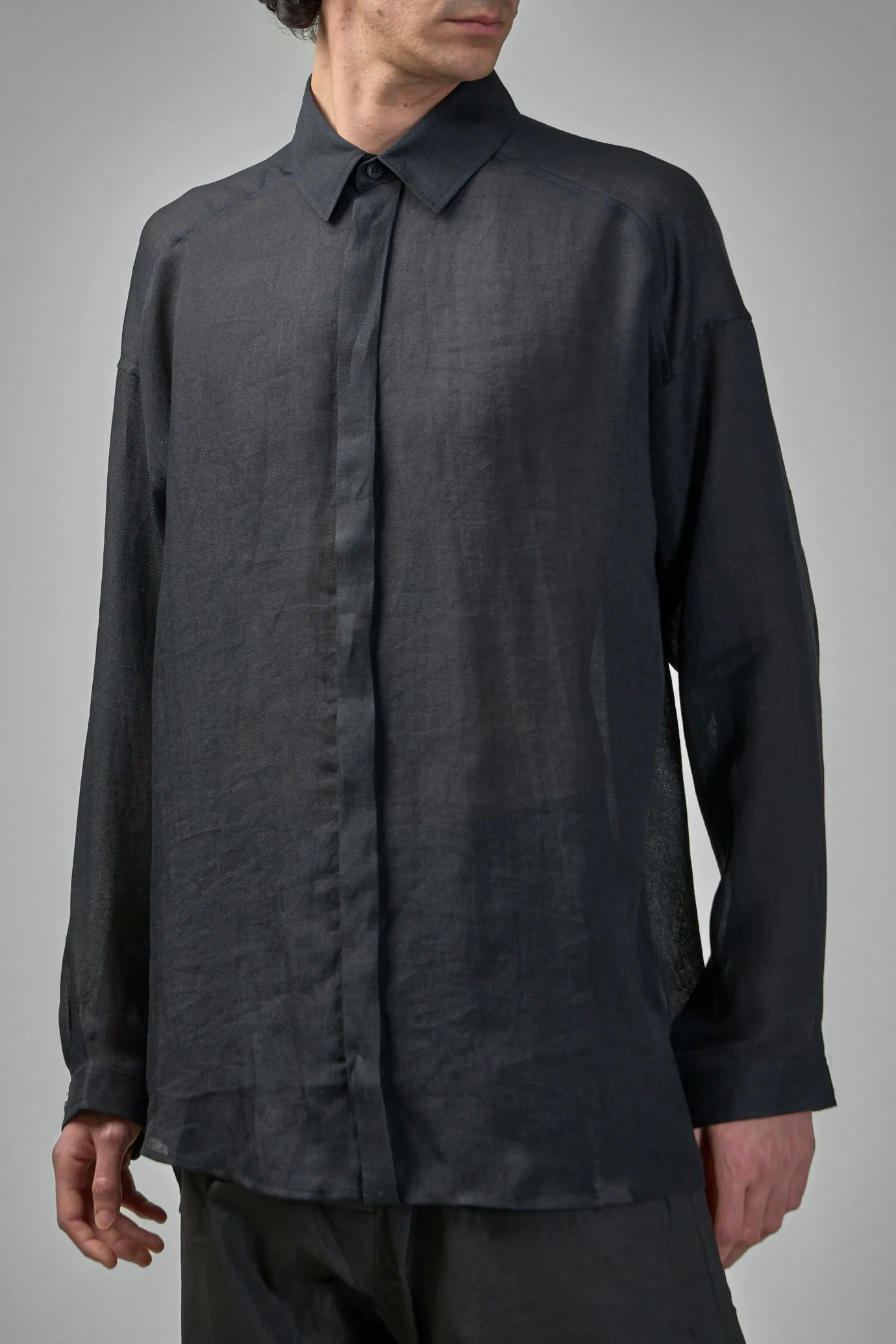 SHIRT#106 Regular Long Sleeve shirt Fine Cavalry Twill