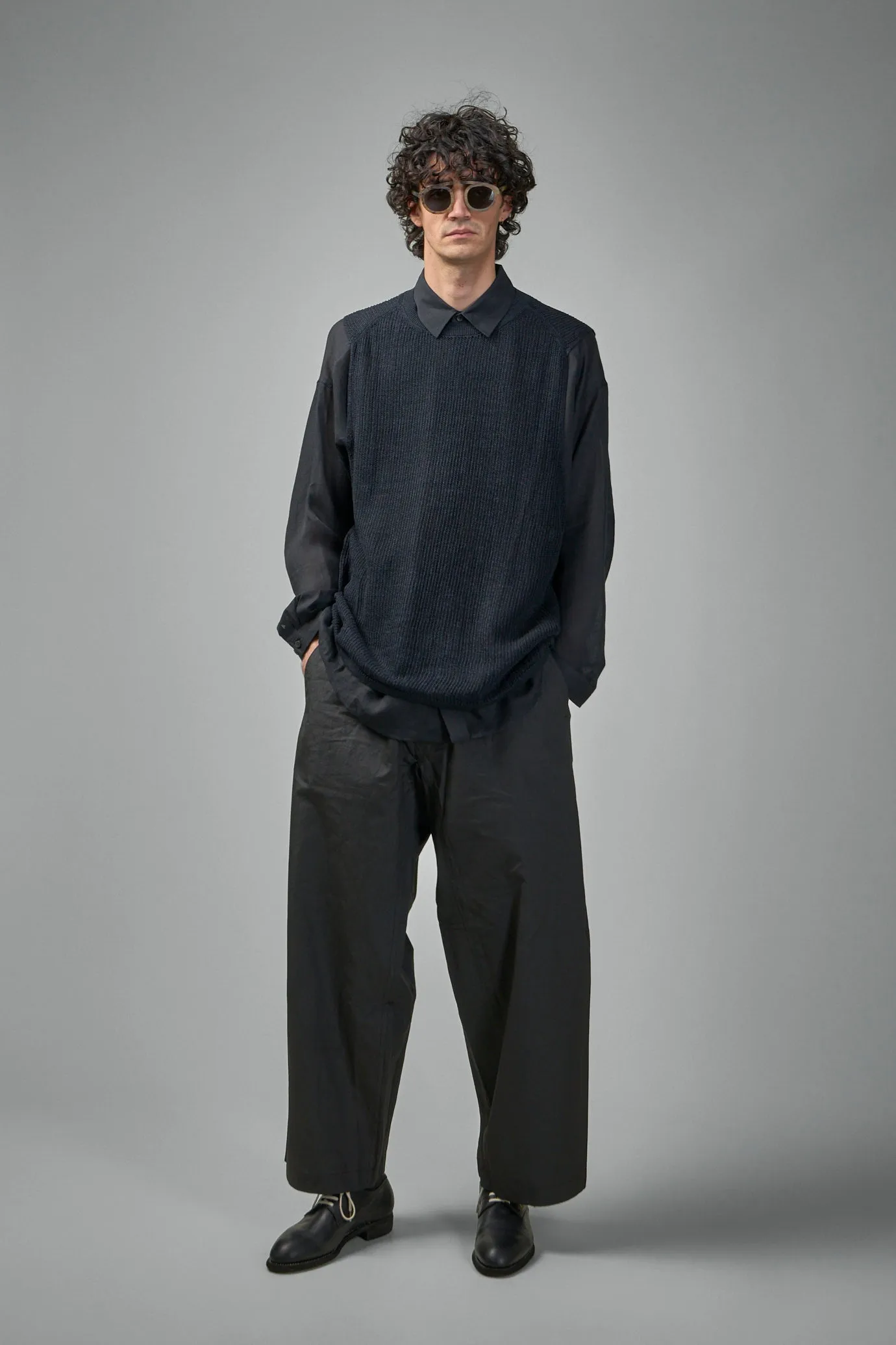 SHIRT#106 Regular Long Sleeve shirt Fine Cavalry Twill