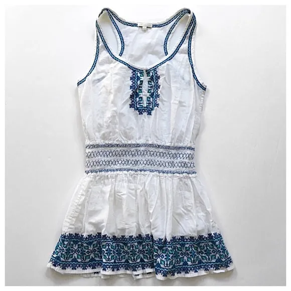 Shoshanna Sleeveless Embroidered Cover Up