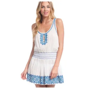 Shoshanna Sleeveless Embroidered Cover Up