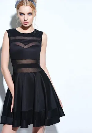 Sisjuly Party Dresses Women Sleeveless Lace Mini Dresses