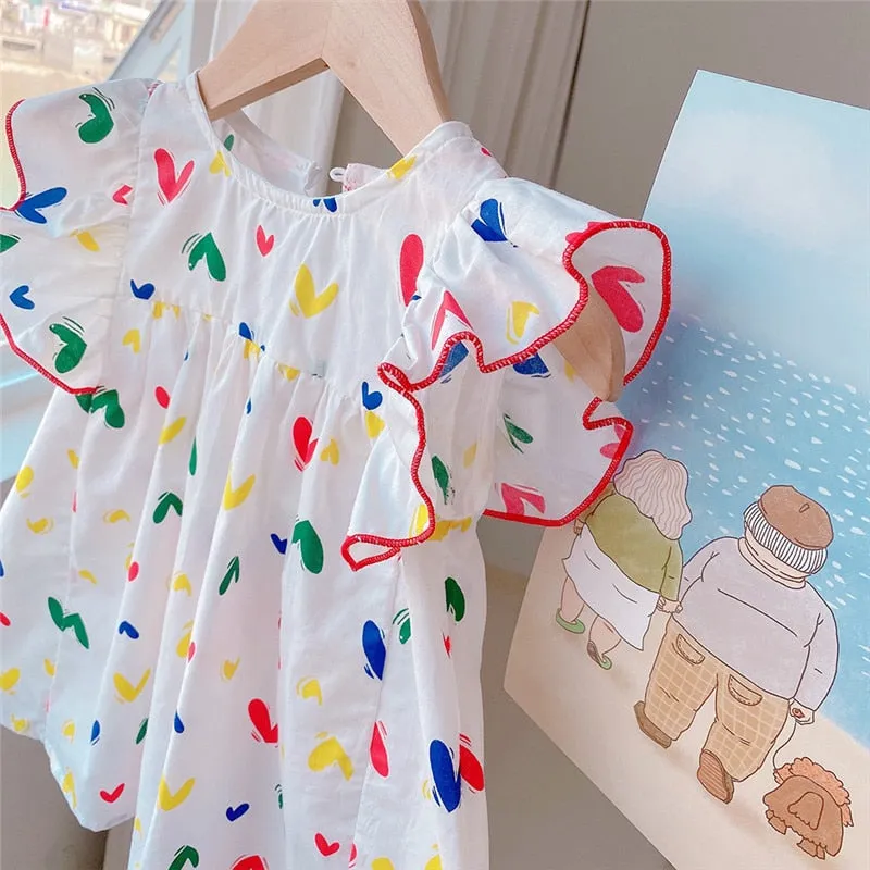 Sleeveless Colourful Dress