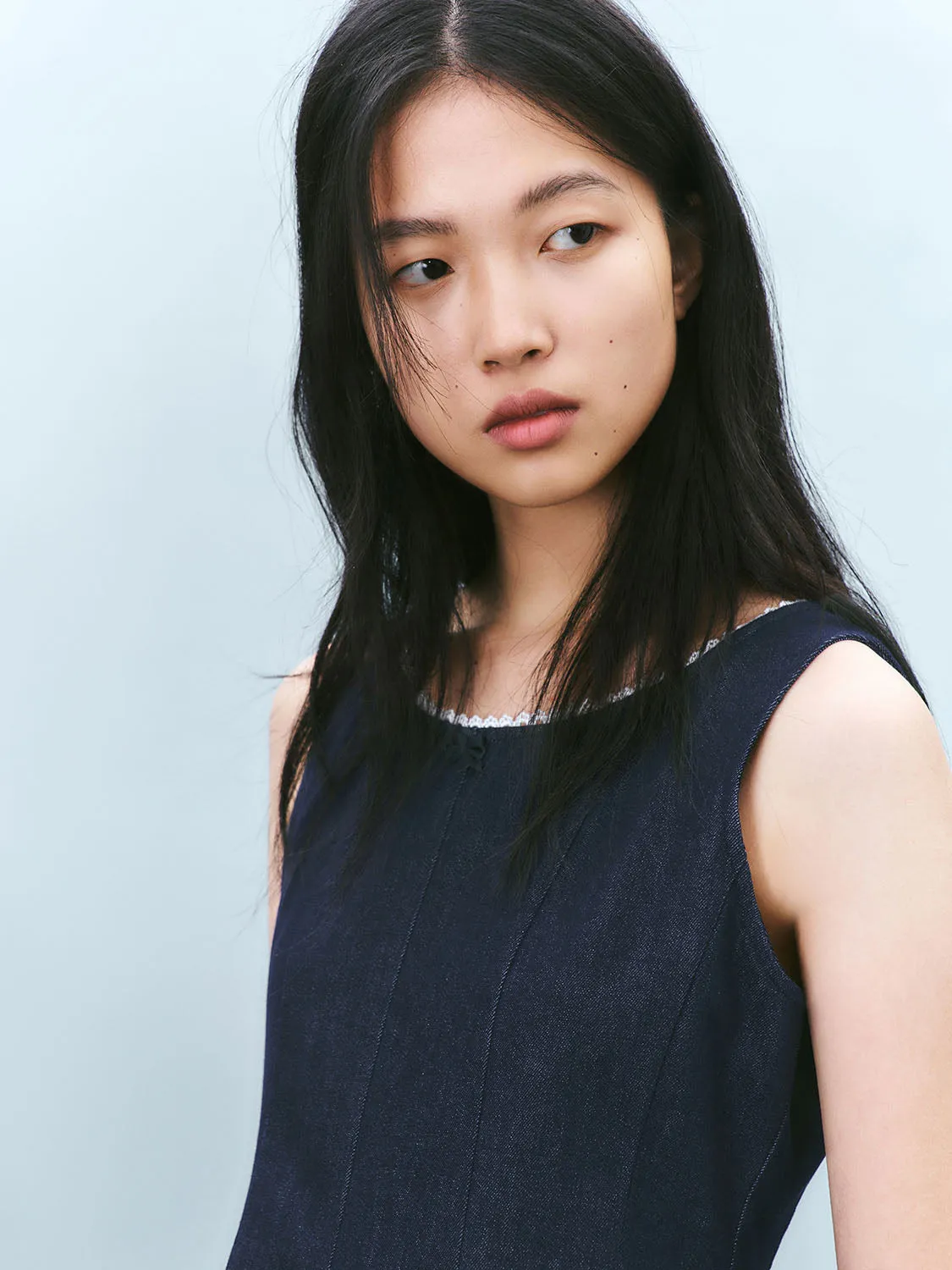 Sleeveless Denim Dresses